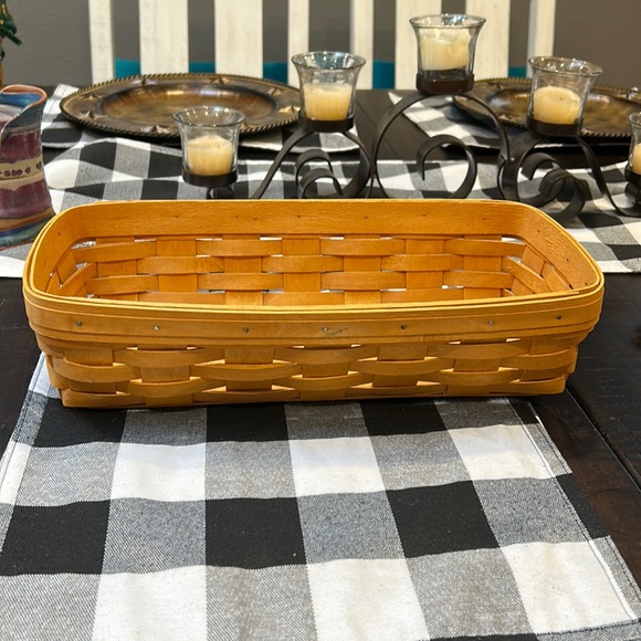 Longaberger Accents Longaberger Bread Basket Made In 997 Poshmark